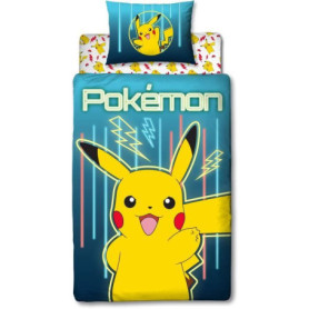 Set de chambre - POKEMON - Pikachu - Housse 140 x 200 cm + Taie 63 x 63 cm + Coussin 30 x 30 cm + Masque de sommeil Set de chambre - POKEMON - Pikachu - Housse 140 x 200 cm + Taie 63 x 63 cm + Coussin 30 x 30 cm + Masque de sommeil 41,43 €