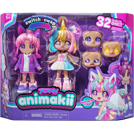 Poupée Personalisable - BANDAI - Animakii - HEA26348 - Licorne et Chauve Souris 37,11 €