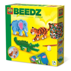 Perles a repasser - Animaux Safari - SES CREATIVE - Crée des animaux en 3D comme un éléphant, un tigre, ou un crocodile. Perles a repasser - Animaux Safari - SES CREATIVE - Crée des animaux en 3D comme un éléphant, un tigre, ou un crocodile.