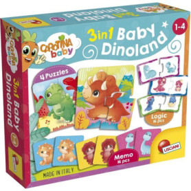 Dinoland - Jeux éducatifs - CAROTINA BABY - Puzzles, Mémo, Associations Dinoland - Jeux éducatifs - CAROTINA BABY - Puzzles, Mémo, Associations