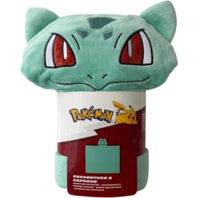 Plaid polaire a capuche 3D - POKEMON - Bulbizarre - 120 x 150 cm Plaid polaire a capuche 3D - POKEMON - Bulbizarre - 120 x 150 cm