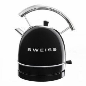 Bouilloire vintage - SWEISS - KTL9 - 2200 W - 1,8 L - Socle 360° - Noir Bouilloire vintage - SWEISS - KTL9 - 2200 W - 1,8 L - Socle 360° - Noir