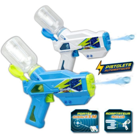 Pistolet a eau élétronique - SILVERLIT - HYDROMAD MINI BLASTER PACK 2 - Des 8 ans