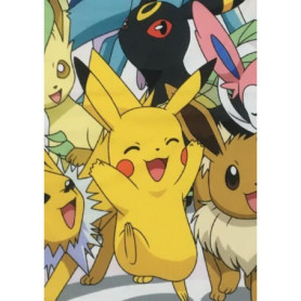 Couverture Sherpa - POKEMON - Evolutions - 100 x 150 cm Couverture Sherpa - POKEMON - Evolutions - 100 x 150 cm