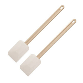 Ensemble de 2 Maryses de pâtisserie de cuisine - FACKELMANN - Manche en résine - 52 cm Ensemble de 2 Maryses de pâtisserie de cuisine - FACKELMANN - Manche en résine - 52 cm