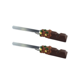 Ensemble de 2 Spatules - FACKELMANN - Pour pâte a tartiner - 19 cm Ensemble de 2 Spatules - FACKELMANN - Pour pâte a tartiner - 19 cm