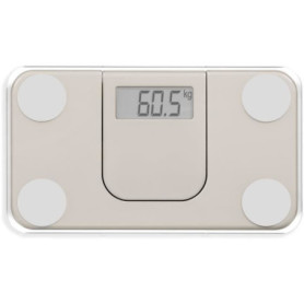 Mini pese-personne électronique - LIVOO - DOM532C - Max 180 kg - LCD - Verre trempé - Marche arret automatique - Creme Mini pese-personne électronique - LIVOO - DOM532C - Max 180 kg - LCD - Verre trempé - Marche arret automatique - Creme