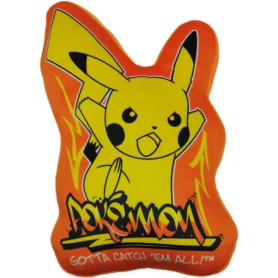 Coussin premium 3D en Velboa - POKEMON - Pikachu - 40 cm Coussin premium 3D en Velboa - POKEMON - Pikachu - 40 cm