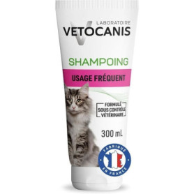 Shampoing chat - VETOCANIS - 300 ml - Sans paraben, glycérine végétale, poil doux et brillant Shampoing chat - VETOCANIS - 300 ml - Sans paraben, glycérine végétale, poil doux et brillant