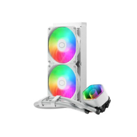 Refroidissement PC - COOLER MASTER - MLW-D24M-A18PA-RW - MasterLiquid 240 Core II WHITE ARGB Refroidissement PC - COOLER MASTER - MLW-D24M-A18PA-RW - MasterLiquid 240 Core II WHITE ARGB