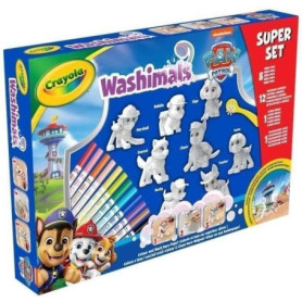 Washimals - Mes animaux a colorier - CRAYOLA - Super Set 8 animaux Pat'Patrouille - Des 3 ans Washimals - Mes animaux a colorier - CRAYOLA - Super Set 8 animaux Pat'Patrouille - Des 3 ans