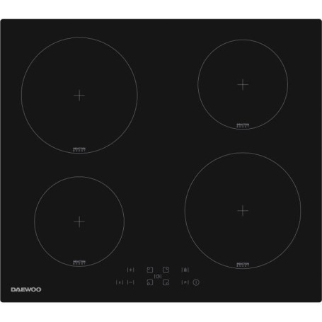 Plaque de cuisson a induction - DAEWOO - 4 foyers - 60 cm - BH6ITF37BNM - Noir