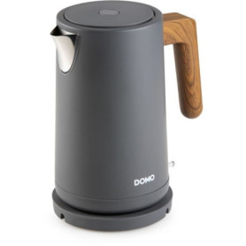 Bouilloire électrique - DOMO - DO9268WK - 2200 W - 1,7 L - Socle 360° - Noir / Bois Bouilloire électrique - DOMO - DO9268WK - 2200 W - 1,7 L - Socle 360° - Noir / Bois