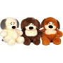 Peluche chien Chubby Dog - GIPSY TOYS - 40 cm Caramel