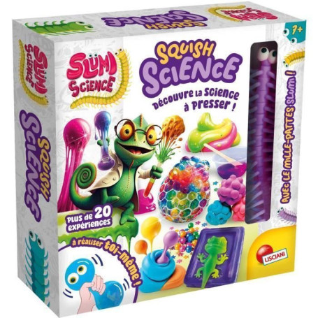 Squish - Kit Scientifique - SLUMI SCIENCE  - Composants Variés, Recettes Illustrées