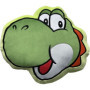 Coussin 3D - MARIO BROS - Visage Yoshi - Microfibre - 40 cm