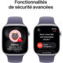 Apple Watch Series 11 GPS - 46mm - Boîtier Silver Aluminium - Bracelet Purple Fog Sport Band - M/L 580,02 €