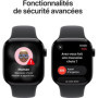 Apple Watch Series 11 GPS + Cellular - 42mm - Boîtier Jet Black Aluminium - Bracelet Black Sport Band - M/L 686,47 €