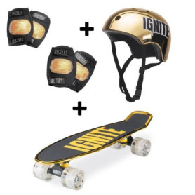 Set glisse urbaine - MONDO - IGNITE Combo Set Tyro - Skateboard et protections - Or Set glisse urbaine - MONDO - IGNITE Combo Set Tyro - Skateboard et protections - Or 89,78 €