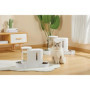 Distributeur Croquettes & Eau - M PETS - DUPLO - 1.3 kg / 3 L - 40 x 16.2 x 29.1 cm - Blanc 88,85 €