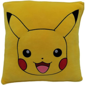 Coussin premium - Carré - POKEMON - Pikachu - Microfibre - 40 cm Coussin premium - Carré - POKEMON - Pikachu - Microfibre - 40 cm