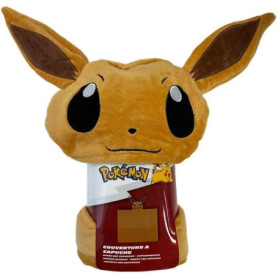 Plaid polaire a capuche 3D - POKEMON - Evoli - 120 x 150 cm Plaid polaire a capuche 3D - POKEMON - Evoli - 120 x 150 cm