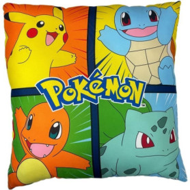 Coussin double face - Carré - POKEMON - Pikachu et ses amis - Microfibre - 40 x 40 cm Coussin double face - Carré - POKEMON - Pikachu et ses amis - Microfibre - 40 x 40 cm
