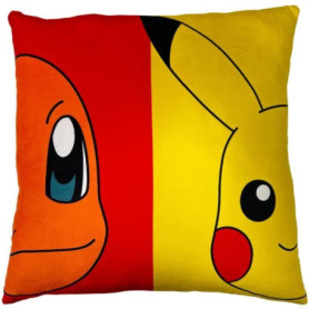Coussin double face - Carré - POKEMON - Starter - Microfibre - 40 x 40 cm Coussin double face - Carré - POKEMON - Starter - Microfibre - 40 x 40 cm