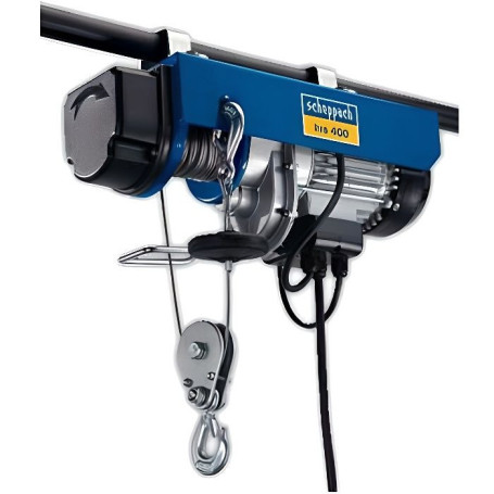 Palan électrique - SCHEPPACH - HRS400 - 400 kg - 780 W - Frein automatique