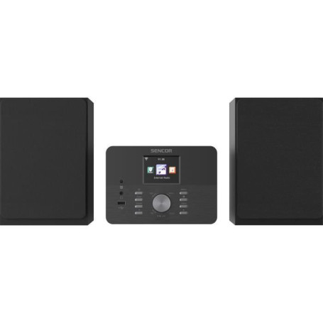 Micro-chaîne audio - SENCOR - SMC 5100WDB - 50 W - CD/MP3, radio internet/DAB+, Wi-Fi - Noir