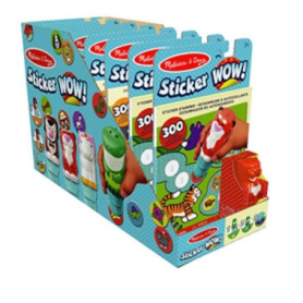 Pack tampon d'autocollants + bloc d'activités - des 3 ans - Melissa & Doug Pack tampon d'autocollants + bloc d'activités - des 3 ans - Melissa & Doug