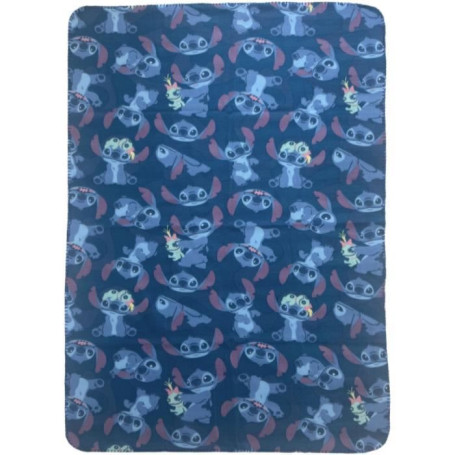Plaid - LILO & STITCH - Visages Stitch - 100 x 140 cm