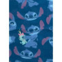 Plaid - LILO & STITCH - Visages Stitch - 100 x 140 cm