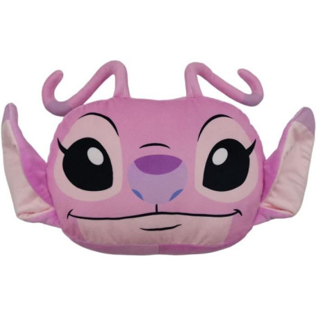 Coussin cocooning 3D - LILO & STITCH - Angel - Microfibre - 30 cm