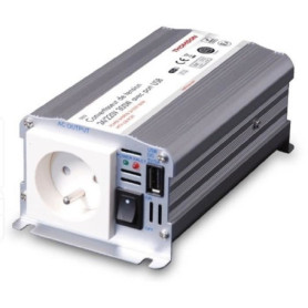 Convertisseur de tension - THOMSON - 24/220 V - 300 W - Avec prise USB Convertisseur de tension - THOMSON - 24/220 V - 300 W - Avec prise USB