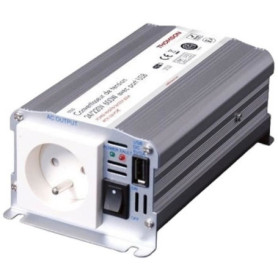 Convertisseur de tension - THOMSON - 24/220 V - 600 W - Avec prise USB Convertisseur de tension - THOMSON - 24/220 V - 600 W - Avec prise USB