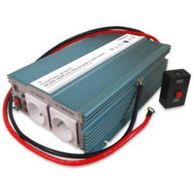 Convertisseur de tension - THOMSON - 24/220 V - 1200 W - Avec télécommande Convertisseur de tension - THOMSON - 24/220 V - 1200 W - Avec télécommande
