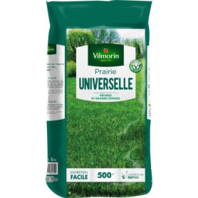 Semences Prairie universelle VILMORIN - Sac 5 kg - 500 m² - Idéale pour vos animaux Semences Prairie universelle VILMORIN - Sac 5 kg - 500 m² - Idéale pour vos animaux