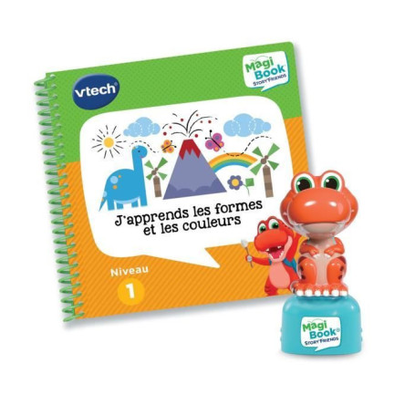 VTECH - MAGIBOOK STORY'FRIENDS  - J'APPRENDS LES FORMES ET LES COULEURS + PERSONNAGE - Multicolore