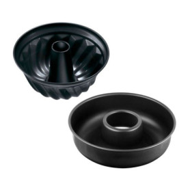 Moule a kouglofs et moule a savarin - ZENKER - Black Metallic - 25 et 28 cm Moule a kouglofs et moule a savarin - ZENKER - Black Metallic - 25 et 28 cm