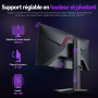 KOORUI Ecran PC Gamer 27 Pouces, Ecran PC Gaming 200Hz, Fast IPS, Adaptive Sync, QHD (2560x1440), 1ms, HDR 400, VESA 75x75mm, HD
