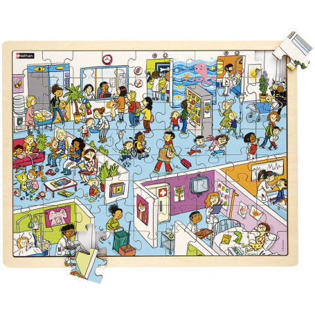 Maxipuzzle bois - L'hôpital