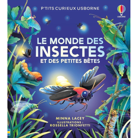 Le monde des insectes et des petites bêtes - P'tits curieux Usborne - Dès 5 ans