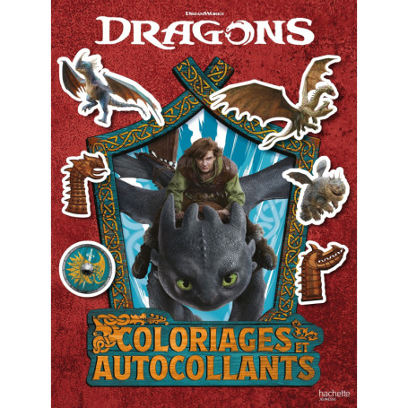 Dragons (film) - Coloriages et autocollants