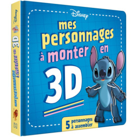 DISNEY - Grand Livre Puzzle - Mes personnages 3D à monter DISNEY - Grand Livre Puzzle - Mes personnages 3D à monter