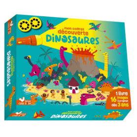 Mon coffret découverte dinosaures - coffret lampe