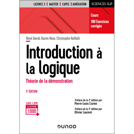 Introduction à la logique - 3e éd.