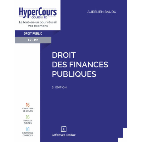 Droit des finances publiques. 5e éd.