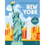 Mon grand carnet de coloriages au numéro - New York
