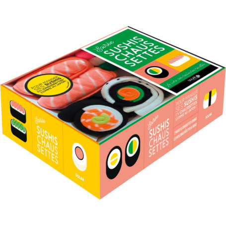 Coffret soirée sushis chaussettes